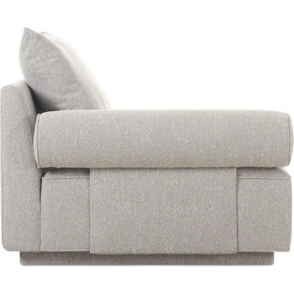 Rosellow Performance Fabric Left Arm Facing Chair-Modular Sofas-Moe's Home-LOOMLAN
