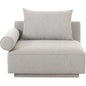 Rosellow Performance Fabric Left Arm Facing Chair-Modular Sofas-Moe's Home-Light Grey-LOOMLAN