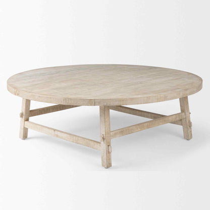 Rosie Wooden Round Coffee Table