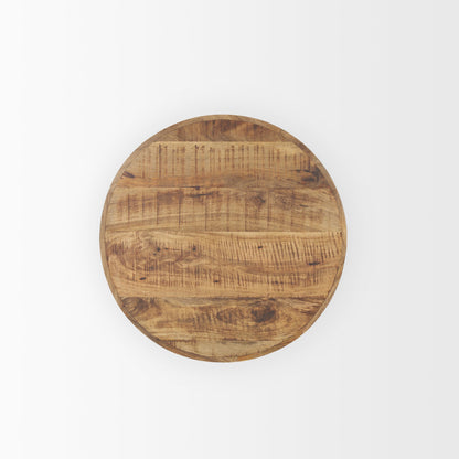 Rosie Wooden Round End Table