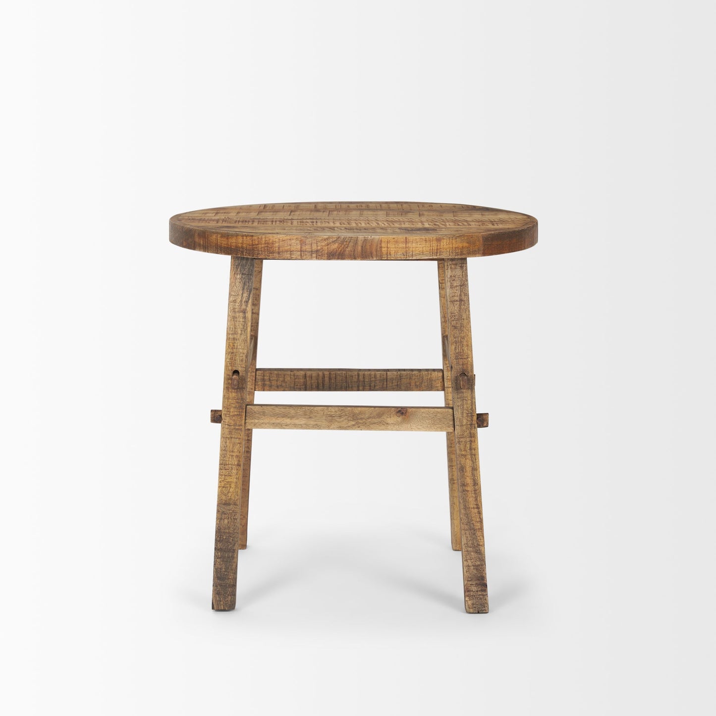 Rosie Wooden Round End Table
