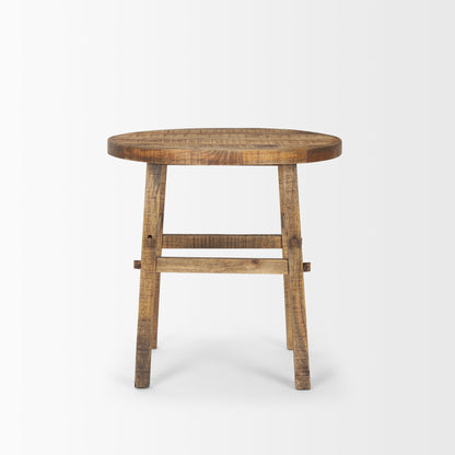 Rosie Wooden Round End Table