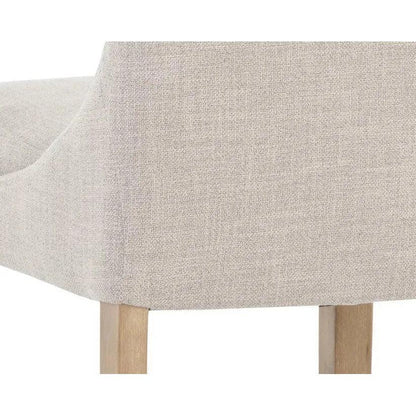 Rosine Counter Stool Effie Flax Solid Birch Wood - LOOMLAN - SUNPAN - Counter Stools