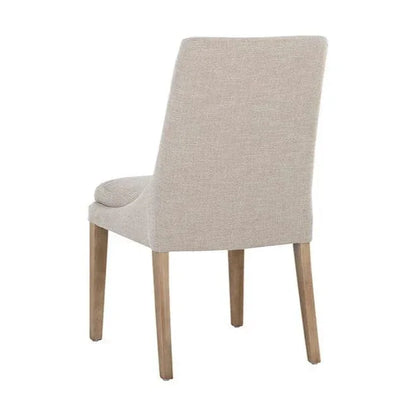 Rosine Dining Chair - Classic , Light Brown Legs - LOOMLAN - SUNPAN - Dining Chairs