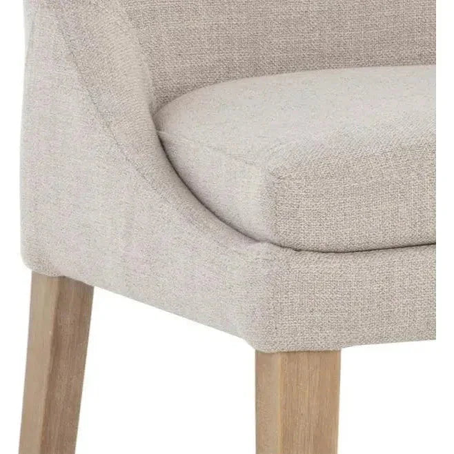 Rosine Dining Chair - Classic , Light Brown Legs - LOOMLAN - SUNPAN - Dining Chairs