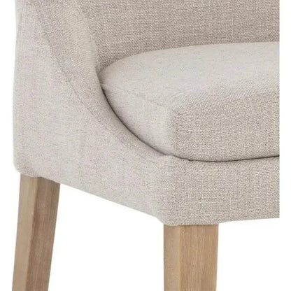 Rosine Dining Chair - Classic , Light Brown Legs - LOOMLAN - SUNPAN - Dining Chairs