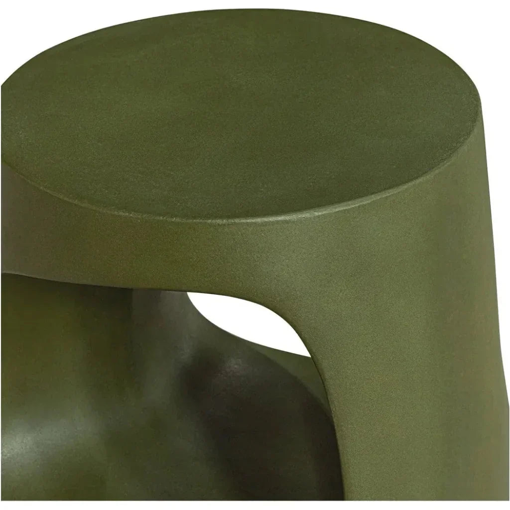 Rothko Concrete Outdoor Side Table - LOOMLAN - Moe's Home - Outdoor Side Tables