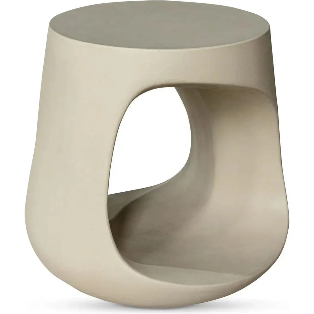 Rothko Concrete Outdoor Side Table - LOOMLAN - Moe's Home - Outdoor Side Tables