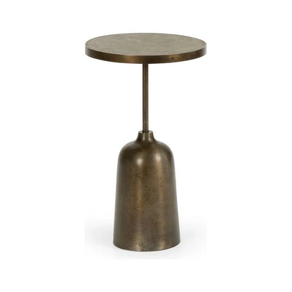 Rothko Concrete Top Round Drinks Table - LOOMLAN - Wildwood - Side Tables