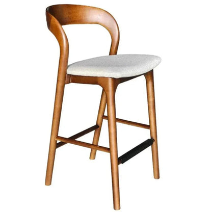 Rotondo Performance Fabric Counter Stool - LOOMLAN - LH Imports - Counter Stools