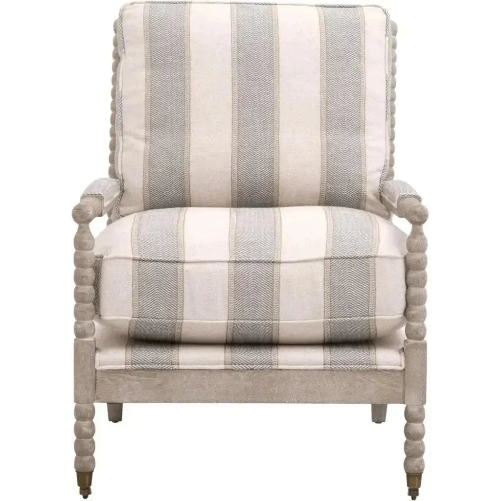 Rouleau LiveSmart Performance Fabric Lounge Chair-Lounge Chairs-Essentials For Living-LOOMLAN