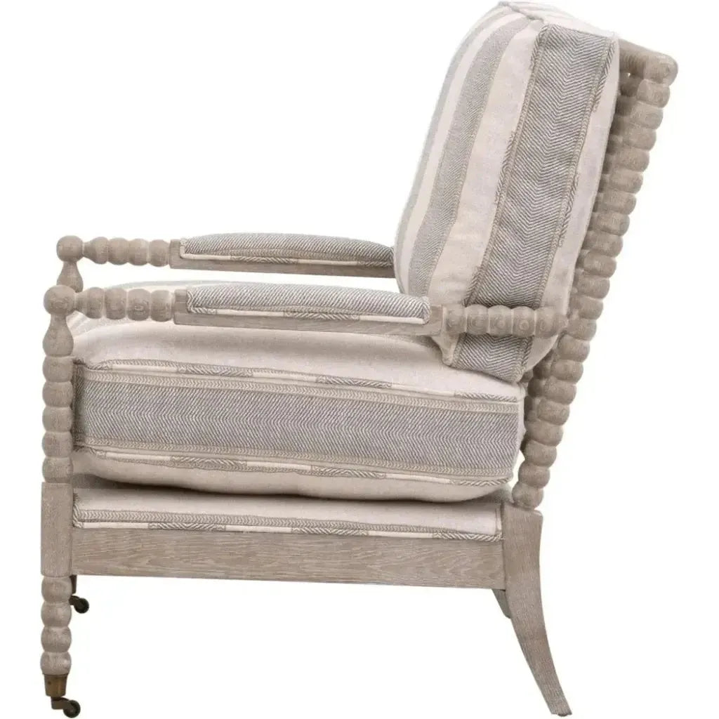 Rouleau LiveSmart Performance Fabric Lounge Chair-Lounge Chairs-Essentials For Living-LOOMLAN