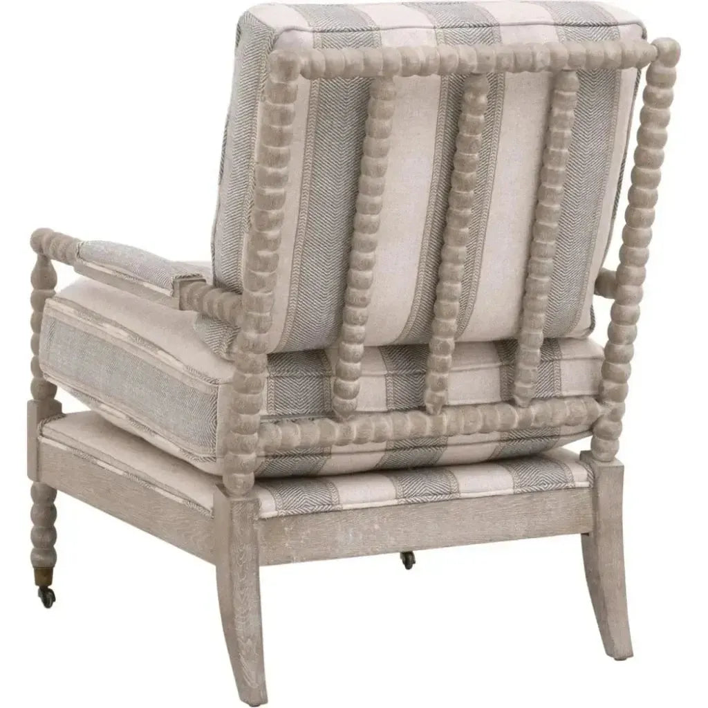 Rouleau LiveSmart Performance Fabric Lounge Chair-Lounge Chairs-Essentials For Living-LOOMLAN