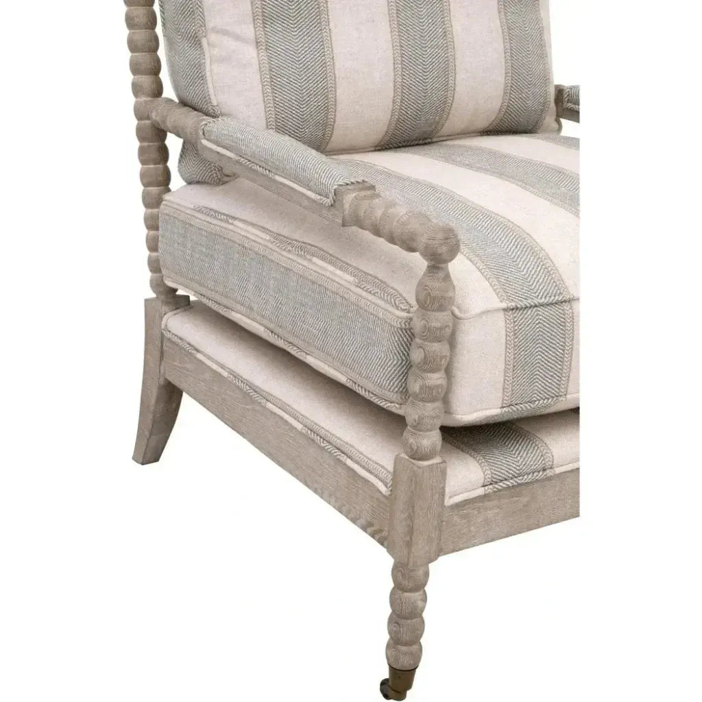 Rouleau LiveSmart Performance Fabric Lounge Chair-Lounge Chairs-Essentials For Living-LOOMLAN