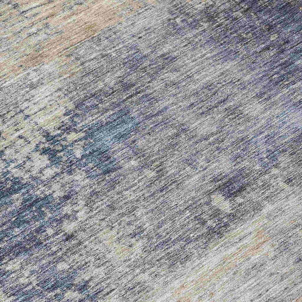 Roumiya Blue Washable Indoor - Outdoor Rug - LOOMLAN - LOOMLAN Rugs - Outdoor Rugs