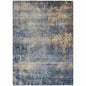 Roumiya Blue Washable Indoor - Outdoor Rug - LOOMLAN - LOOMLAN Rugs - Outdoor Rugs