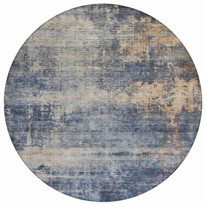 Roumiya Blue Washable Indoor - Outdoor Rug - LOOMLAN - LOOMLAN Rugs - Outdoor Rugs