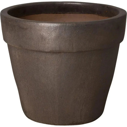 Round Ceramic Flower Pot - LOOMLAN - Emissary - Planters