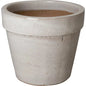 Round Ceramic Flower Pot - LOOMLAN - Emissary - Planters