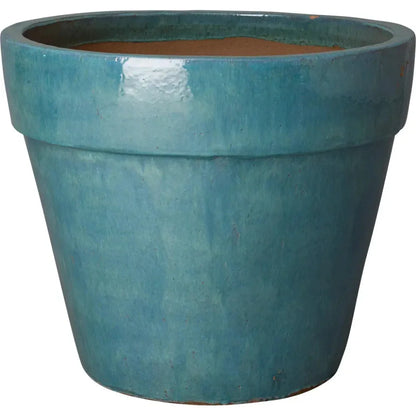 Round Ceramic Flower Pot - LOOMLAN - Emissary - Planters