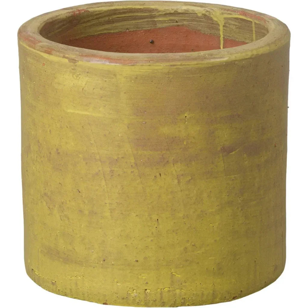 Round Cylinder Ceramic Planter - LOOMLAN - Emissary - Planters