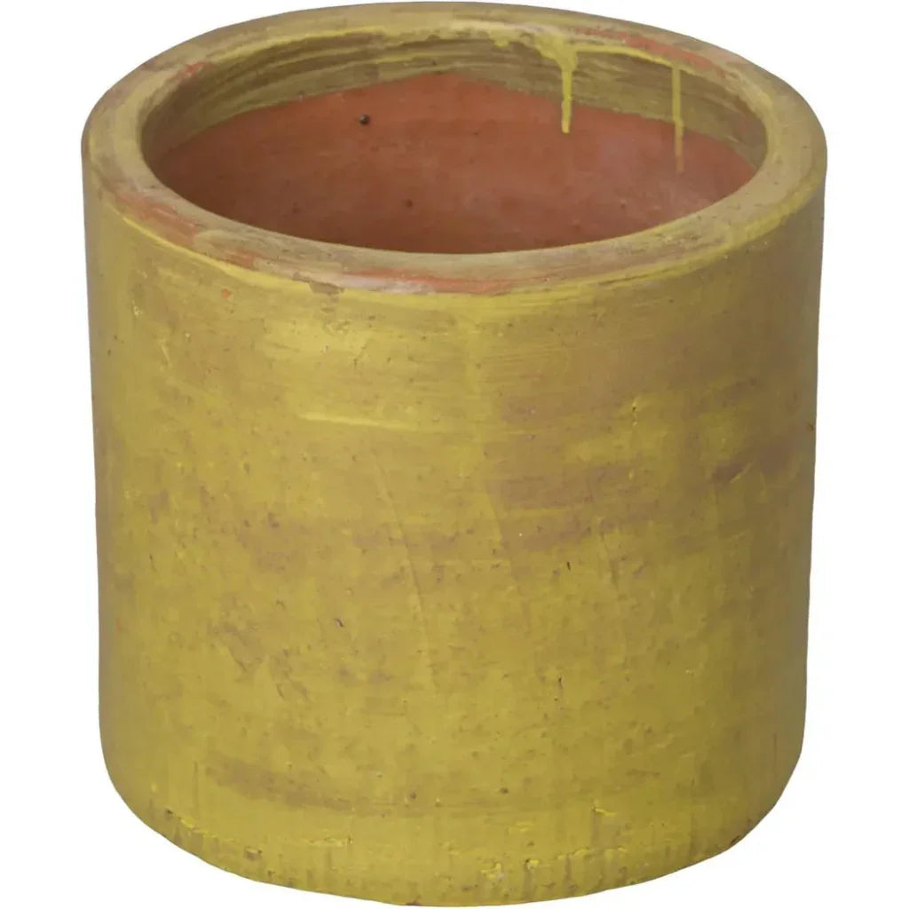 Round Cylinder Ceramic Planter - LOOMLAN - Emissary - Planters