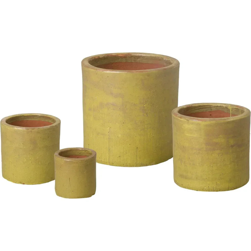 Round Cylinder Ceramic Planter - LOOMLAN - Emissary - Planters