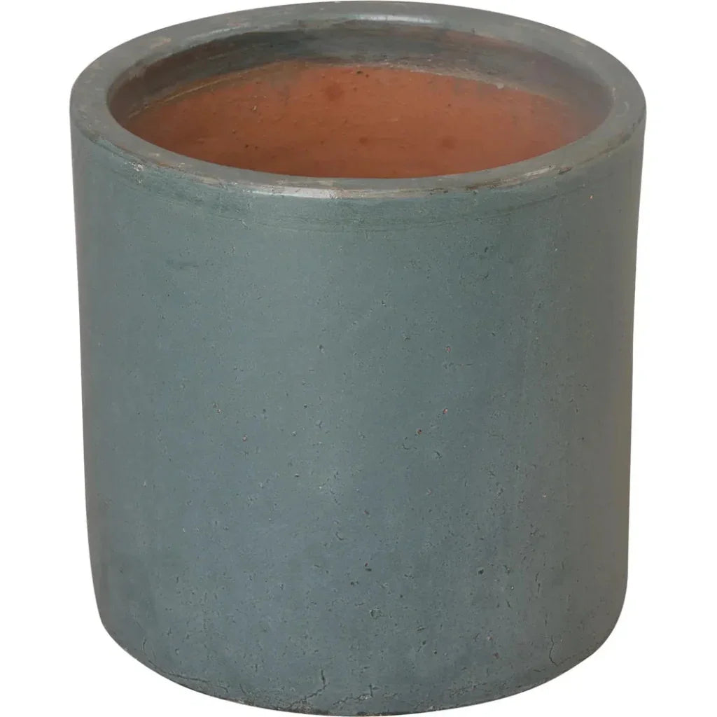 Round Cylinder Ceramic Planter - LOOMLAN - Emissary - Planters