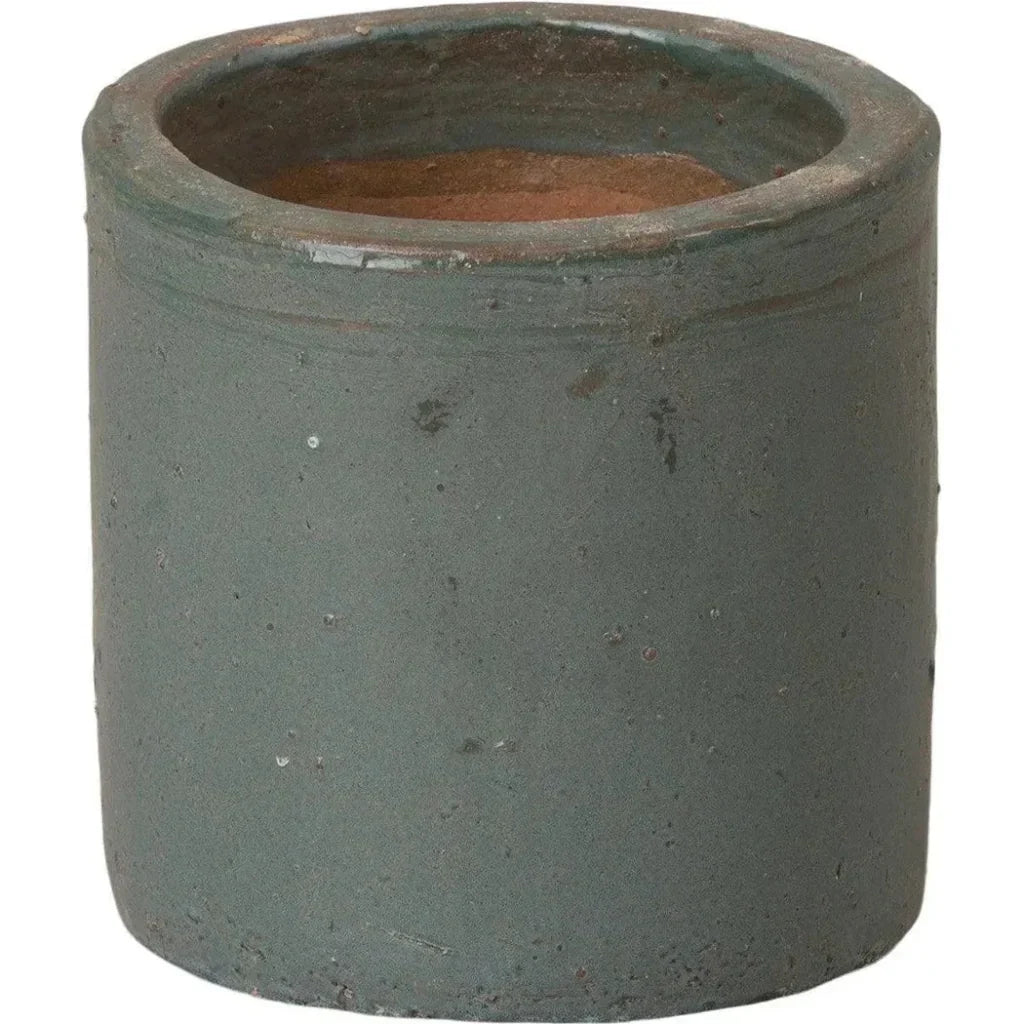 Round Cylinder Ceramic Planter - LOOMLAN - Emissary - Planters