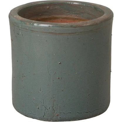 Round Cylinder Ceramic Planter - LOOMLAN - Emissary - Planters