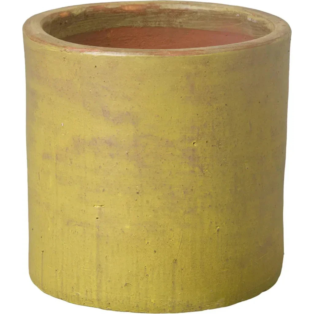 Round Cylinder Ceramic Planter - LOOMLAN - Emissary - Planters