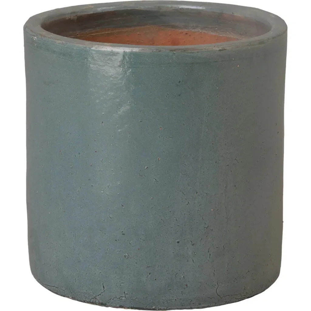 Round Cylinder Ceramic Planter - LOOMLAN - Emissary - Planters