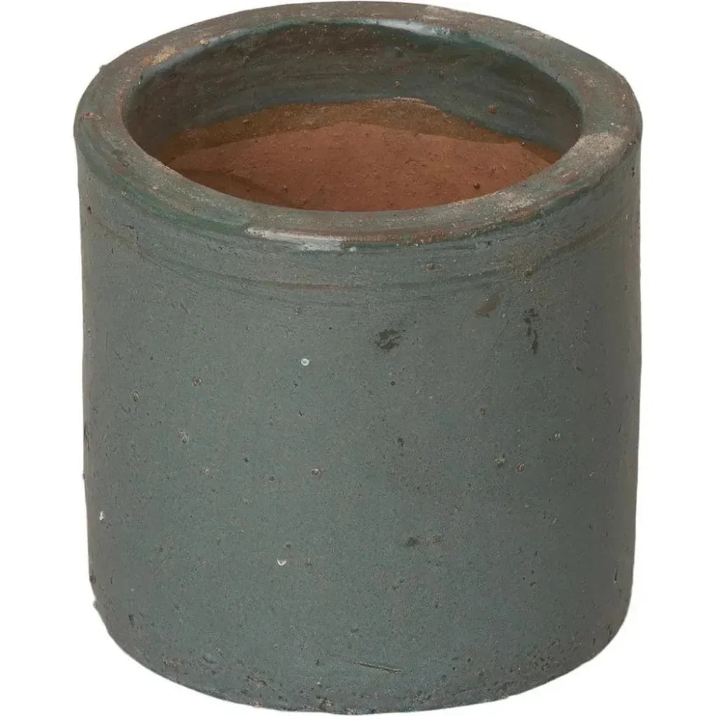 Round Cylinder Ceramic Planter - LOOMLAN - Emissary - Planters