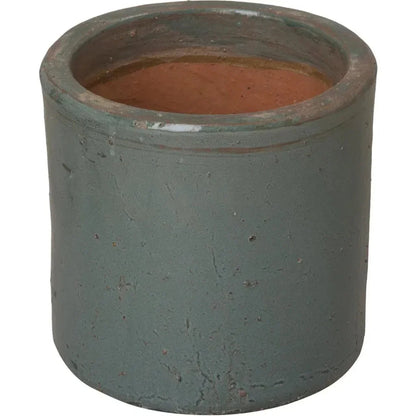 Round Cylinder Ceramic Planter - LOOMLAN - Emissary - Planters