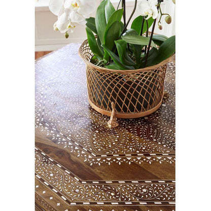 Round Dolphin Gold Wirework Planter - LOOMLAN - Chelsea House - Planters