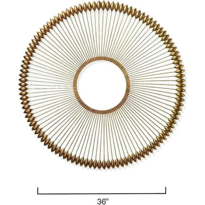 Round Gold Iron Illume Wall Art-Metal Wall Art-Jamie Young-LOOMLAN
