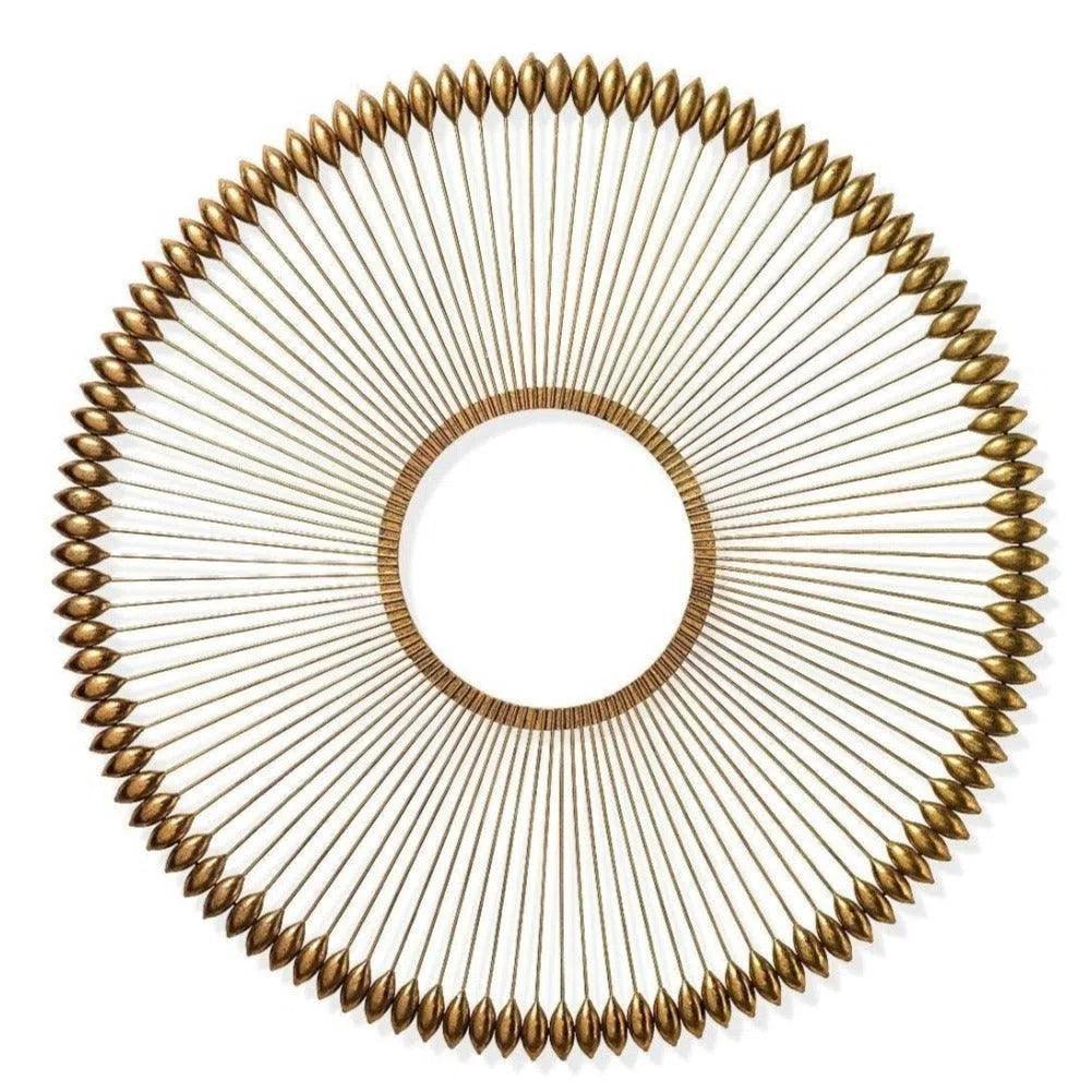 Round Gold Iron Illume Wall Art-Metal Wall Art-Jamie Young-LOOMLAN