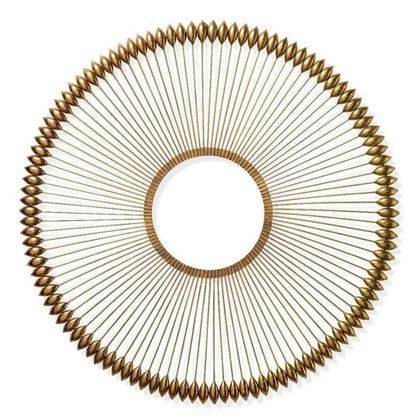 Round Gold Iron Illume Wall Art-Metal Wall Art-Jamie Young-LOOMLAN