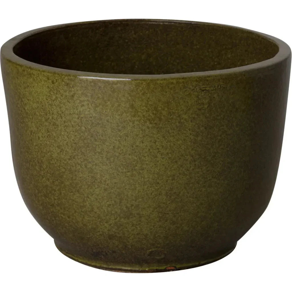 Round Handcrafted Ceramic Planter - LOOMLAN - Emissary - Planters