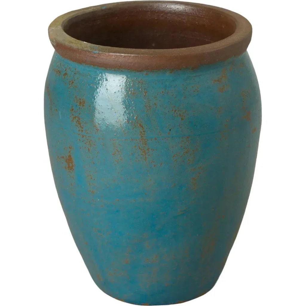 Round Handmade Ceramic Planter - LOOMLAN - Emissary - Planters