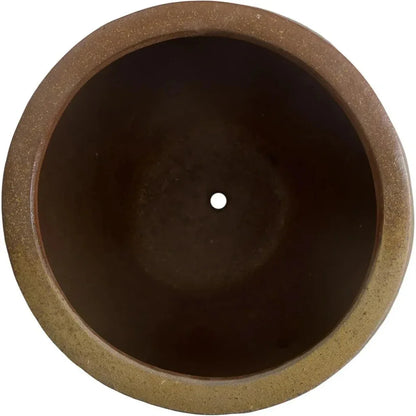 Round Handmade Ceramic Planter - LOOMLAN - Emissary - Planters