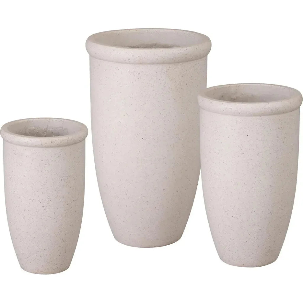 Round Lip Terrazzo Planter - LOOMLAN - Planters