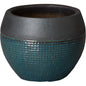 Round Net Ceramic Planter - LOOMLAN - Emissary - Planters