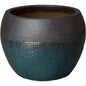 Round Net Ceramic Planter - LOOMLAN - Emissary - Planters