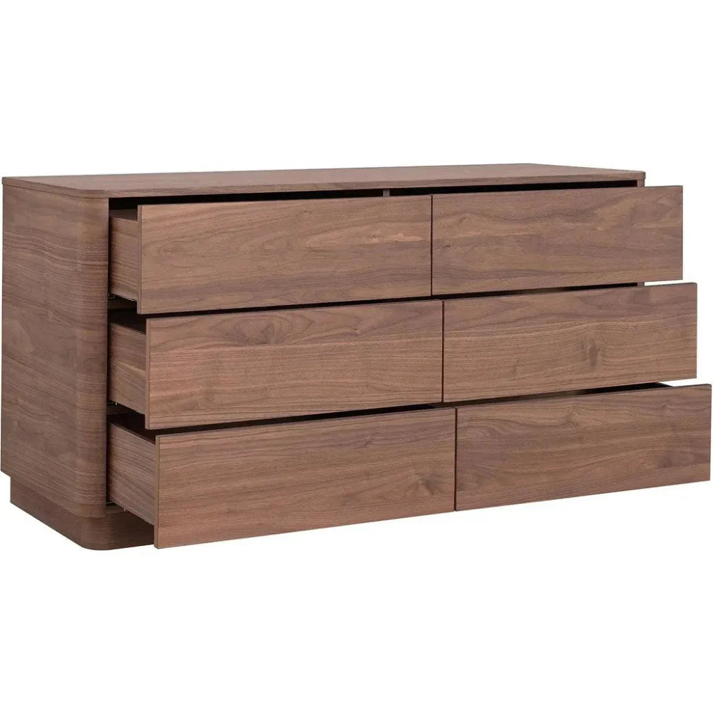 Round Off Wood Dresser - LOOMLAN - Moe's Home - Dressers