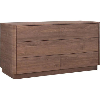 Round Off Wood Dresser - LOOMLAN - Moe's Home - Dressers
