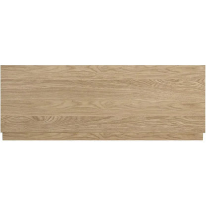 Round Off Wood Light Brown Bed - LOOMLAN - Moe's Home - Beds