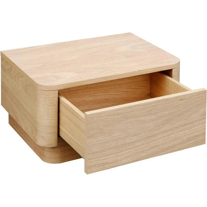 Round Off Wood Nightstand - LOOMLAN - Moe's Home - Nightstands