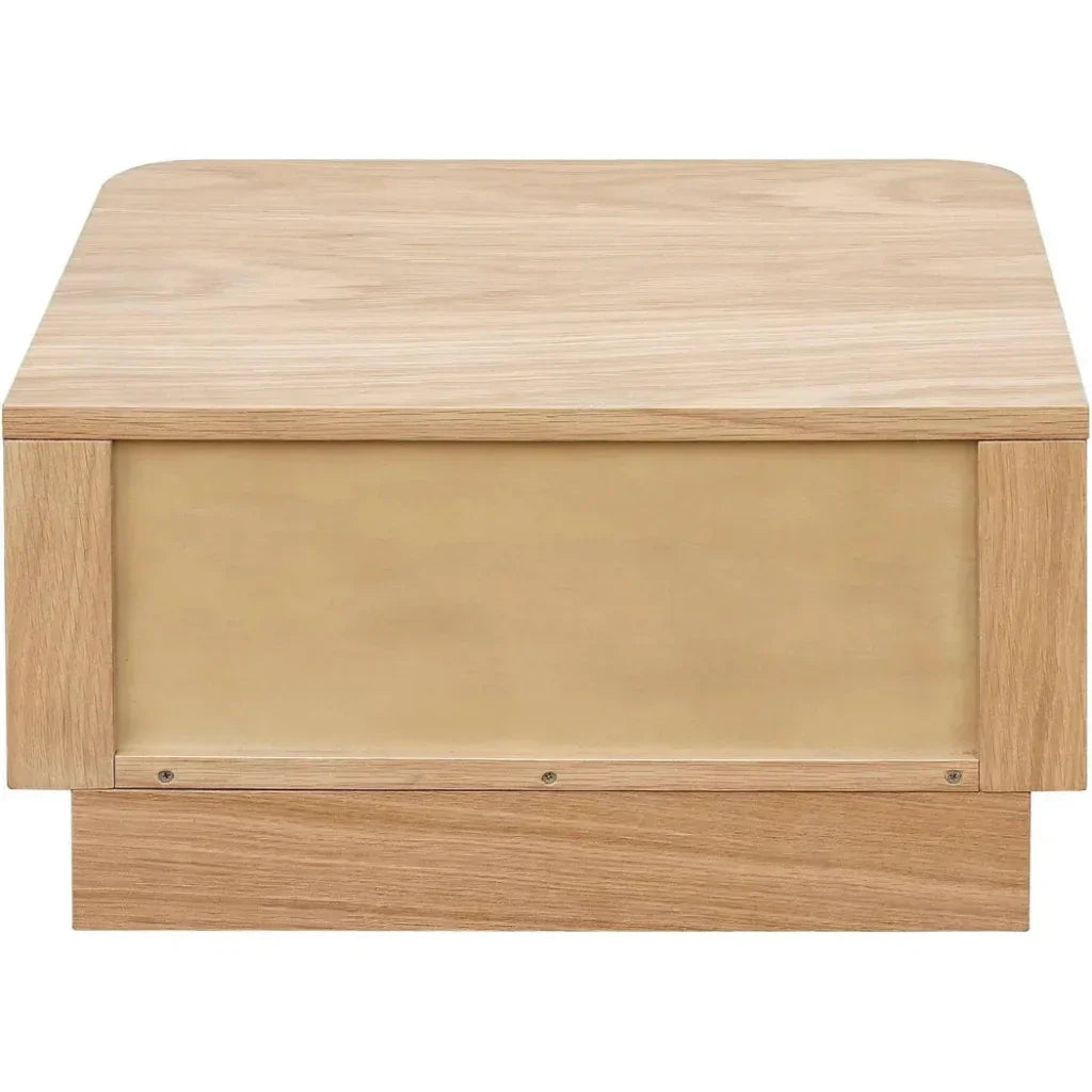 Round Off Wood Nightstand - LOOMLAN - Moe's Home - Nightstands