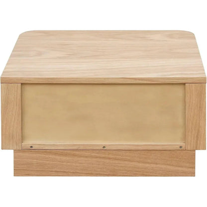 Round Off Wood Nightstand - LOOMLAN - Moe's Home - Nightstands